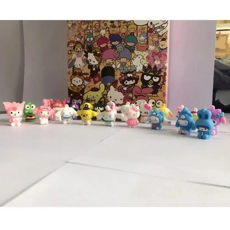 Sanrio Hello Kitty Kuromi Melody Cinnamoroll Świąteczny kalendarz adwentowy - Śliczna zabawka Kawaii Anime Fashion kolekcjonerski prezent