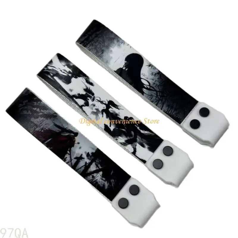 

97QA Keyboards Straps Adhesive On Straps for Mechanical Keyboards, Decorative & Anti-Slip Design