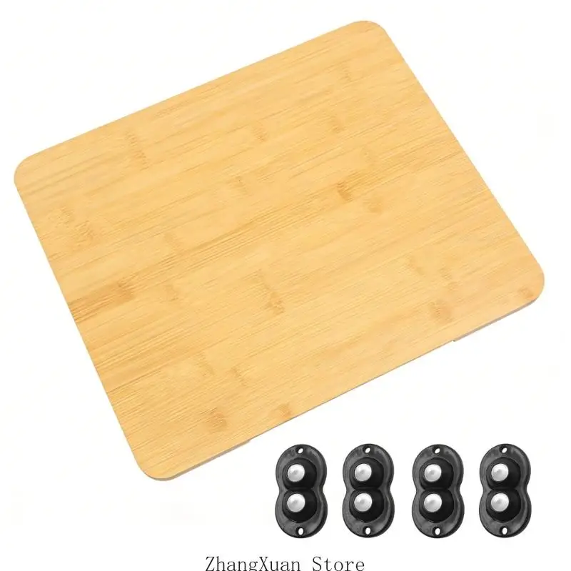 Anpassbare bewegliche Holzbasis für Espressomaschinen, Mixer und Heißluftfritteusen 3XUF – Detail 3