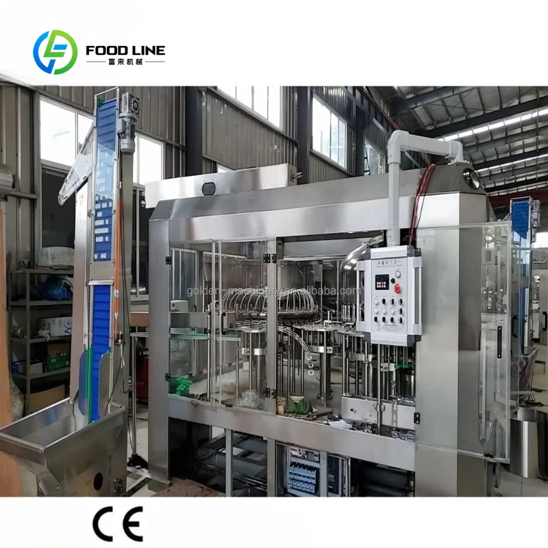 Customized Auto 3-in-1 Mineral Water Beverage Filling Machine Production Line Labeling Packing 200ml 500ml 1500ml PET Bottle