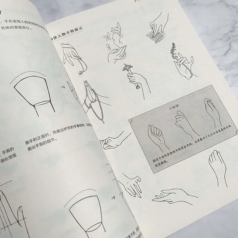 Ancient Style Fairy Pencil Line Drawing Technique Anime Drawing Art Tutorial Book Sketch Ancient Style Copy Album Book