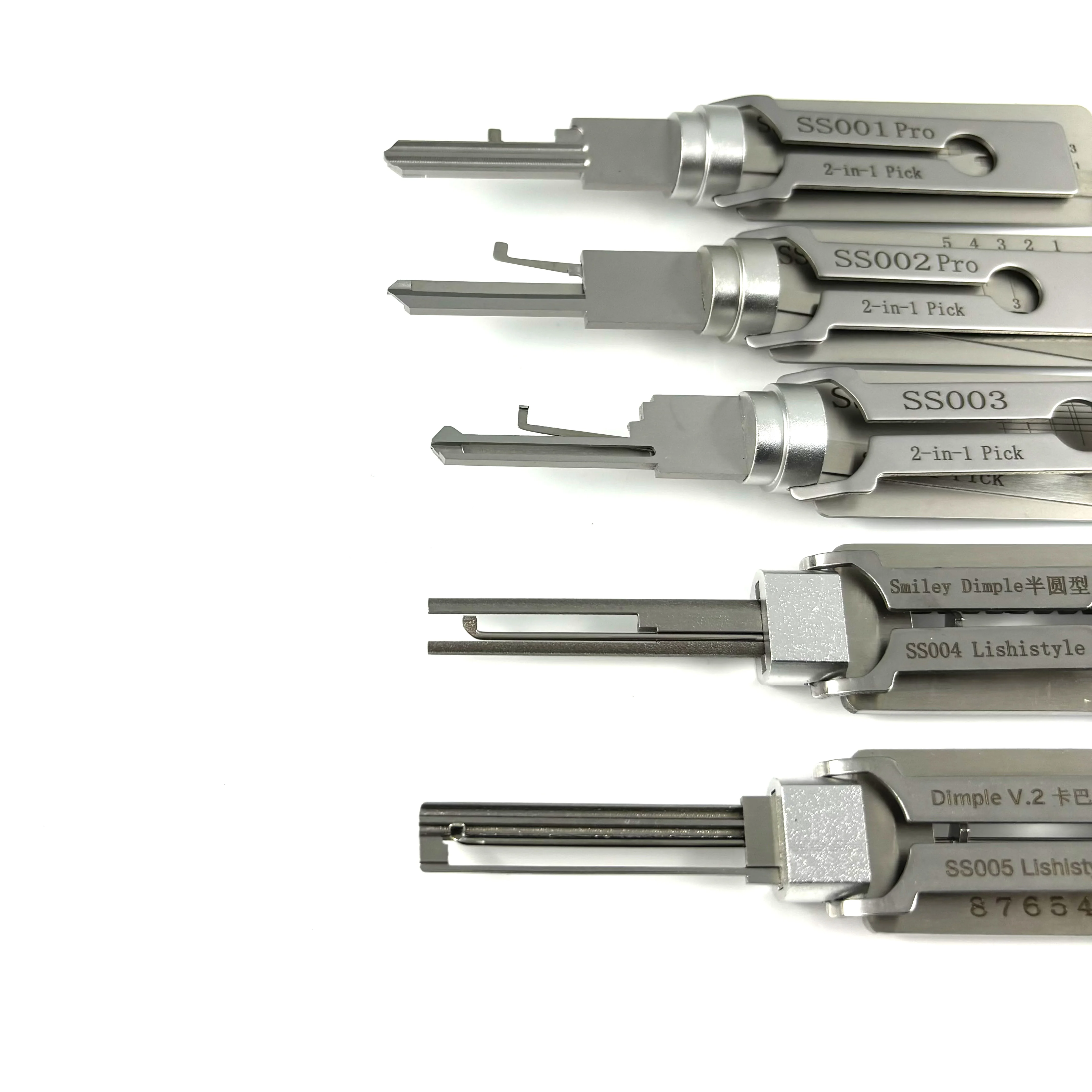 Set of 5 SS001 SS002 SS003 SS004 SS005 Locksmith Tools,Door Lock Repair Tools ,Home Kit for Lock