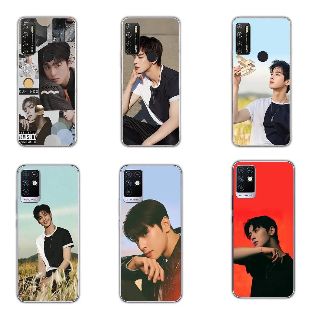 Cha EunWoo Lee Dong min Eun Woo Phone Cover for Motorola Moto Edge 40 Pro 30 neo 20 Fusion Ultra G200 E22 E40 E30 E22I Soft Case