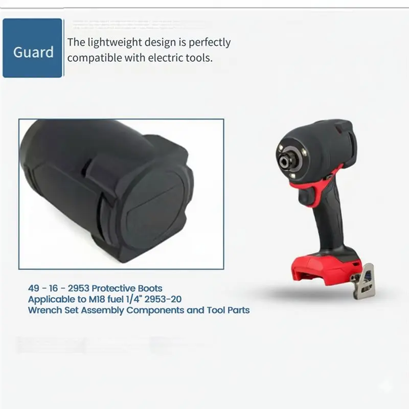 Ywdz-acessórios de inicialização de proteção 49-16-2953 para combustível m18 2953-20 para driver de impacto sextavado de combustível de 1/4"