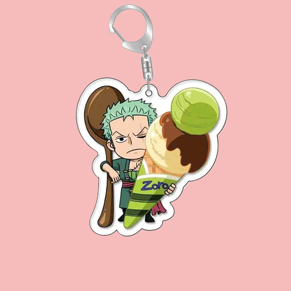 Anime GOODS Acrylic Keychain cute y2k Luffy Zoro keychain for bag keys car key bag backpack collection display accessories