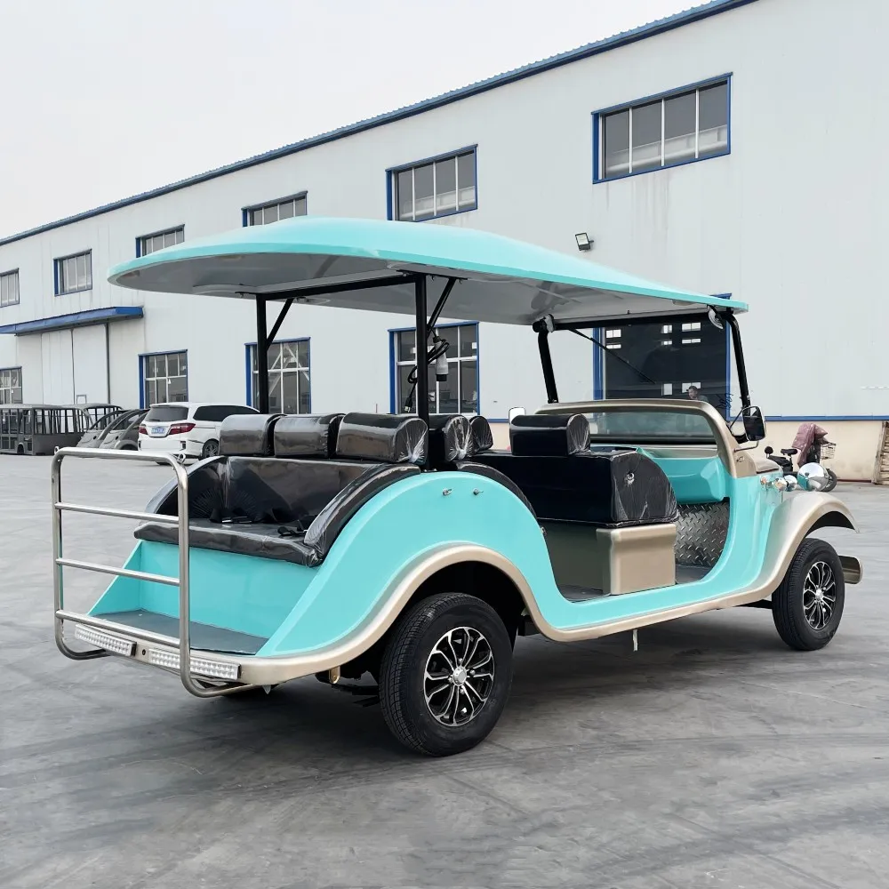 Electric Classic Golf Best Selling 14 Seat Oldtimer Car 72V Vintage Electric Classic Car For Sale Golf Cart