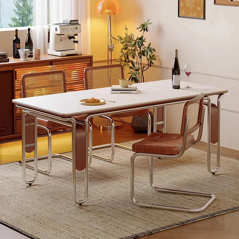 

Unique Luxury Table Glamour Exquisite Simple Beauty Dining Table Premium European Tavolo Rotondo Pranzo Dining Room Furniture