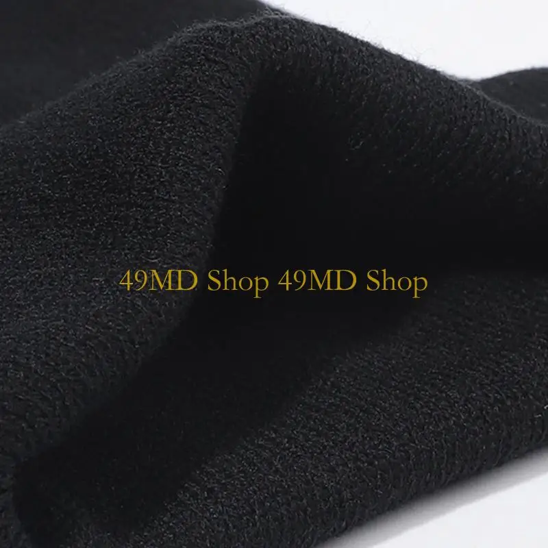 49MD Fashion Sad Face Expression Funny Embroidered Knitted Hat Warm Knit Winter Hat Beanie Hat Travel Foldable Autumn Winter