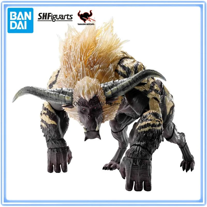 

Bandai Original S.H.MonsterArts Monster Hunter Rajahn FURIOUS RAJANG Action Figure Model Hobbies Collectible Gift