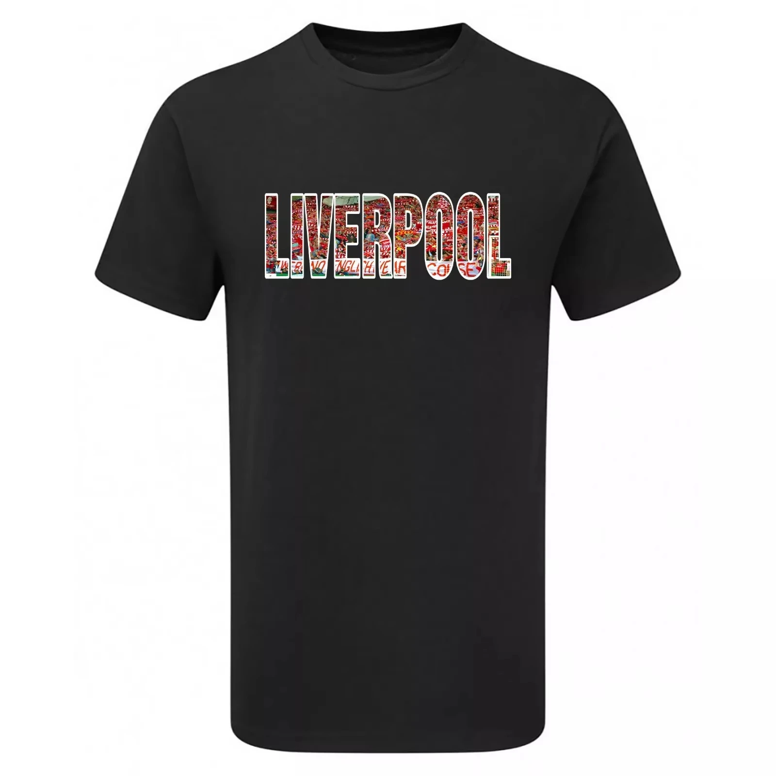 

Новинка 2025, футболка с фанатом Liverpool STADIUM, мужская и женская футболка в американском стиле ретро, корейский тренд, унисекс, размер S-4xl, футболка из 100% хлопка