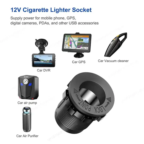 NEW 12V USB Outlet Marine Panel Dual PD3.0 & QC3.0 USB Ports Car Charger Waterproof 150W Cigarette Lighter Socket for Boat RV 10 best sales 12v usb panel - №9