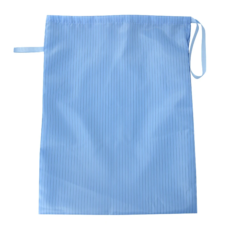 H-1103 75D ESD Clean Clothing Storage Bag for High Temperature Sterilization Anti-Static Garment