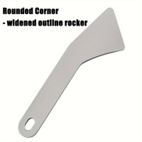 Stainless Steel Scraper Set - Ultra Sharp Scrapers Remove Residue from Steel, Aluminum and More Ends Offer Extra Leverage