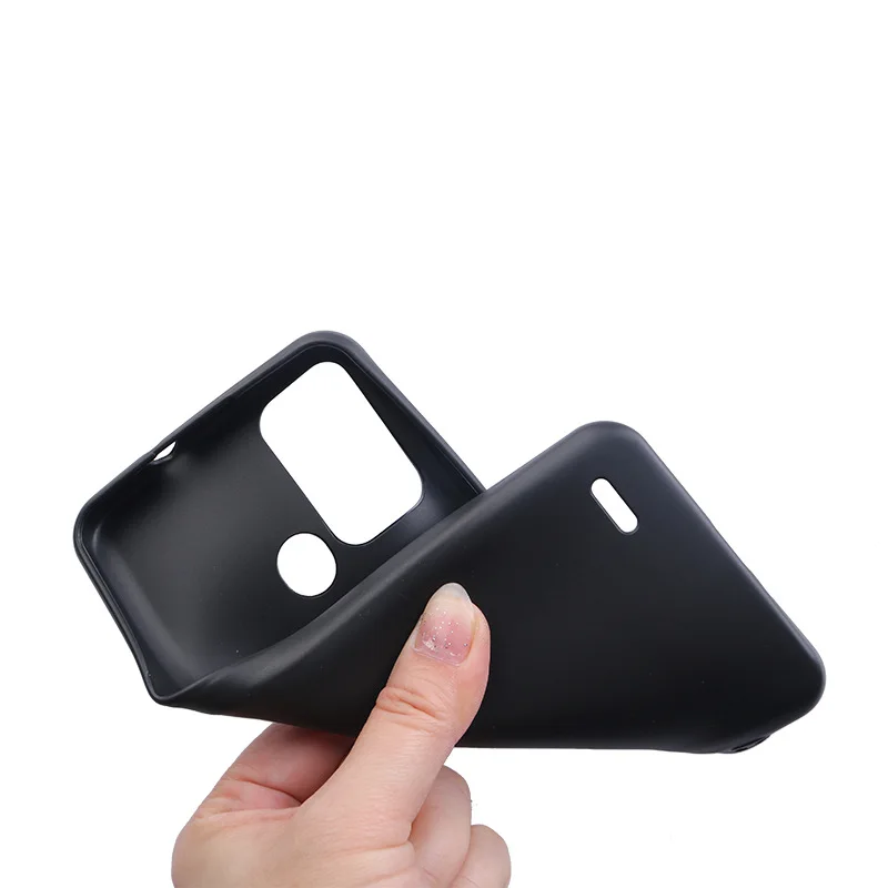 Black Soft Silicone Funda for ZTE Blade A53 Pro Case 6.52 Inch Soft TPU Good Quality Coque For ZTE Blade A53 Pro Cover