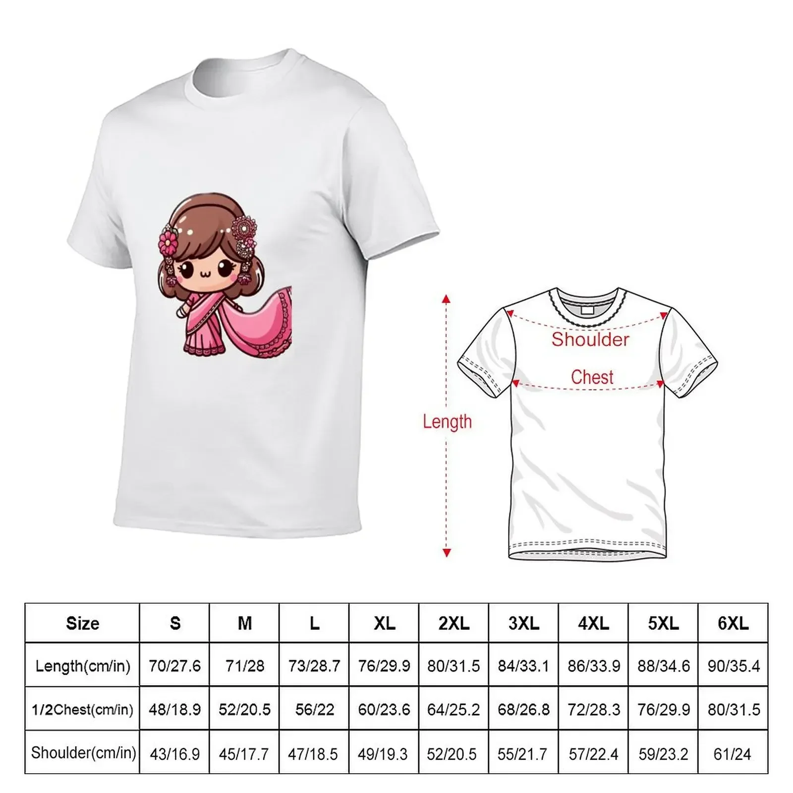 Little Pink Saree T-Shirt baggy shirts blue archive customizeds Blouse mens funny t shirts