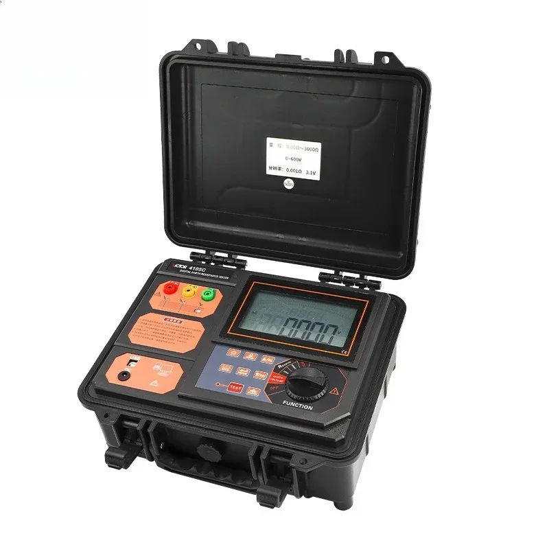 

VC4105C/VC4106C/VC4108C Grounding Resistance Tester 4 Wire Soil Resistivity Megaohm Meter