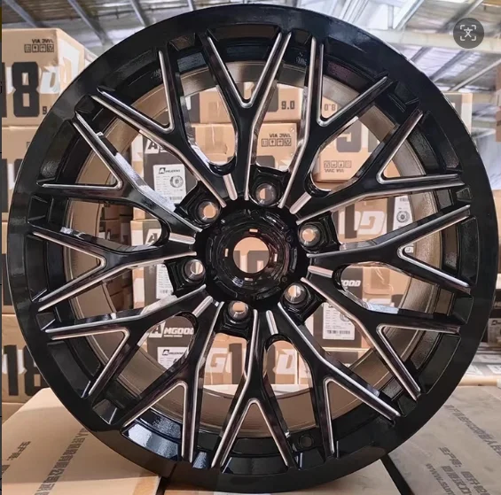 18 Inch Beadlock Off Road Alloy Wheels Black/Gunmetal/Bronze Hexagon/Claw/Multi Spoke For Hilux Prado 4x4 SUV Rims