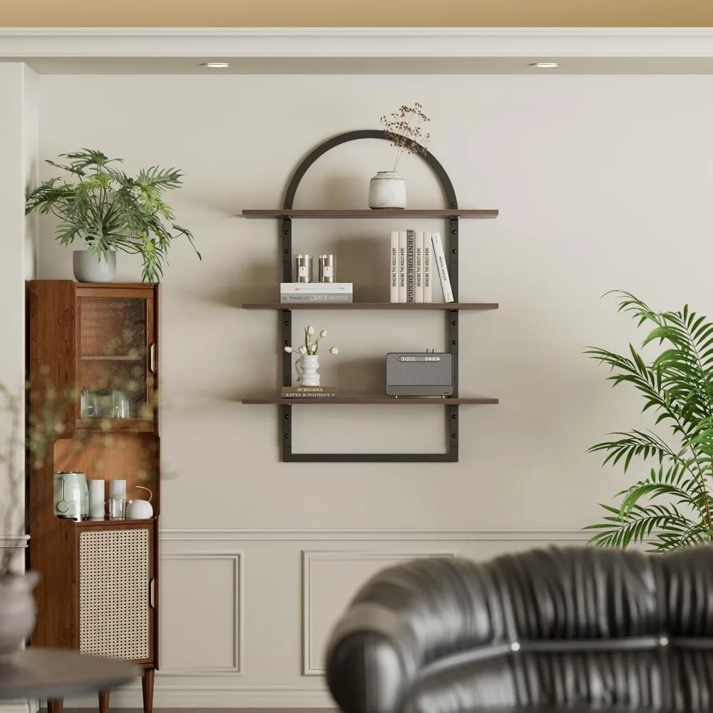Factory Direct 2026 3-Tier Wall-Mounted Shelving Unit, 24 x 31.5, Suitable for Various Rooms Including Bathroom, Bedroom, Toilet