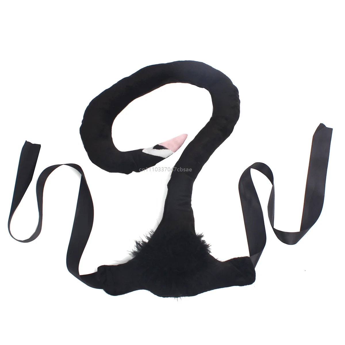 Pink Flamingo Stage Performance Cosplay Scarf Swan Animal Roleplay Costumes Accessories Halloween Party Decoration Prop Outfits view 5