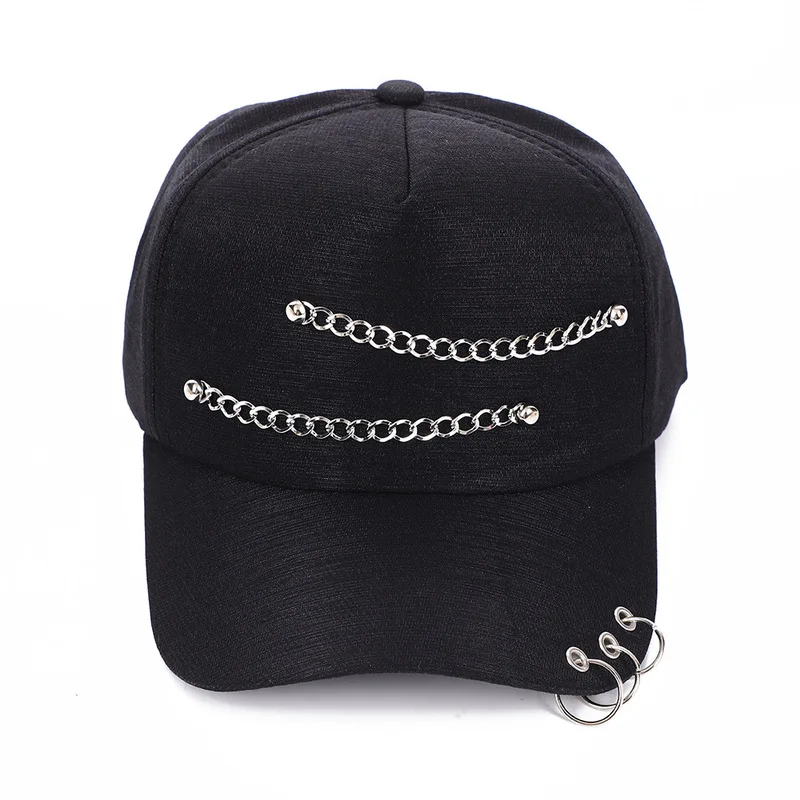 Unique Handmade Iron Ring Hat Fashionable Creative Purely Handmade Hanging Accessory Unisex Stylish Headwear