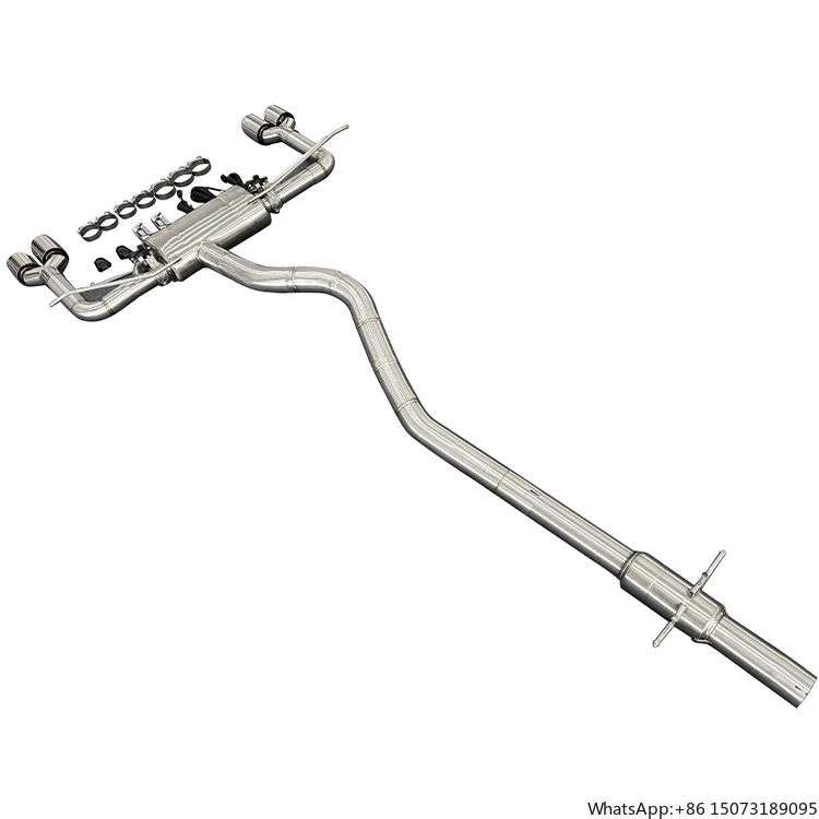 

Высокопроизводительная выхлопная система из нержавеющей стали для Defender: тюнингованный глушитель с электронным клапаном и выхлопной трубой Cat-Back