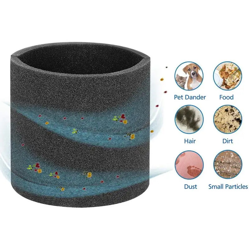 1pcs Reusable Filter Foam Sponge Foam Sleeve Cost-saving Water Washable Foam Filter For ShopVac Vacuum Cleaners