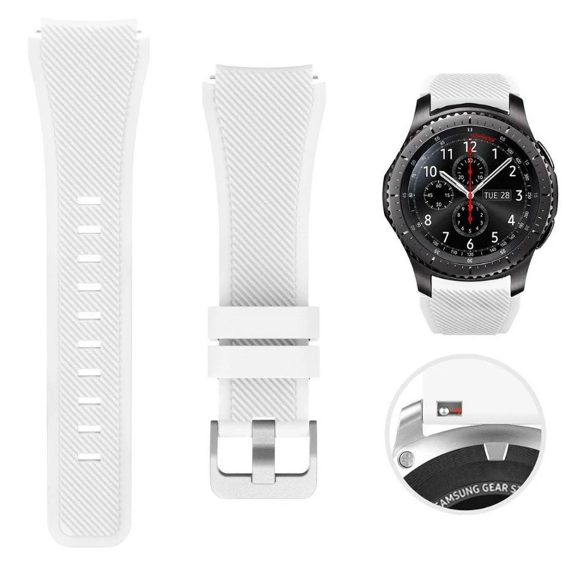 22Mm Silicone Strap…