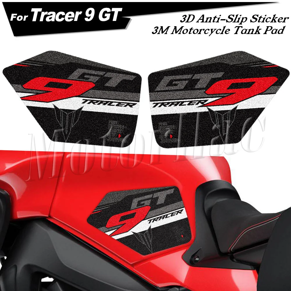 

For TRACER 9 GT TRACER9 gt 2021-2024 2023 3M Motorcycle Tank Pad Sticker Tank Knee Grip Protection Decal Accessories