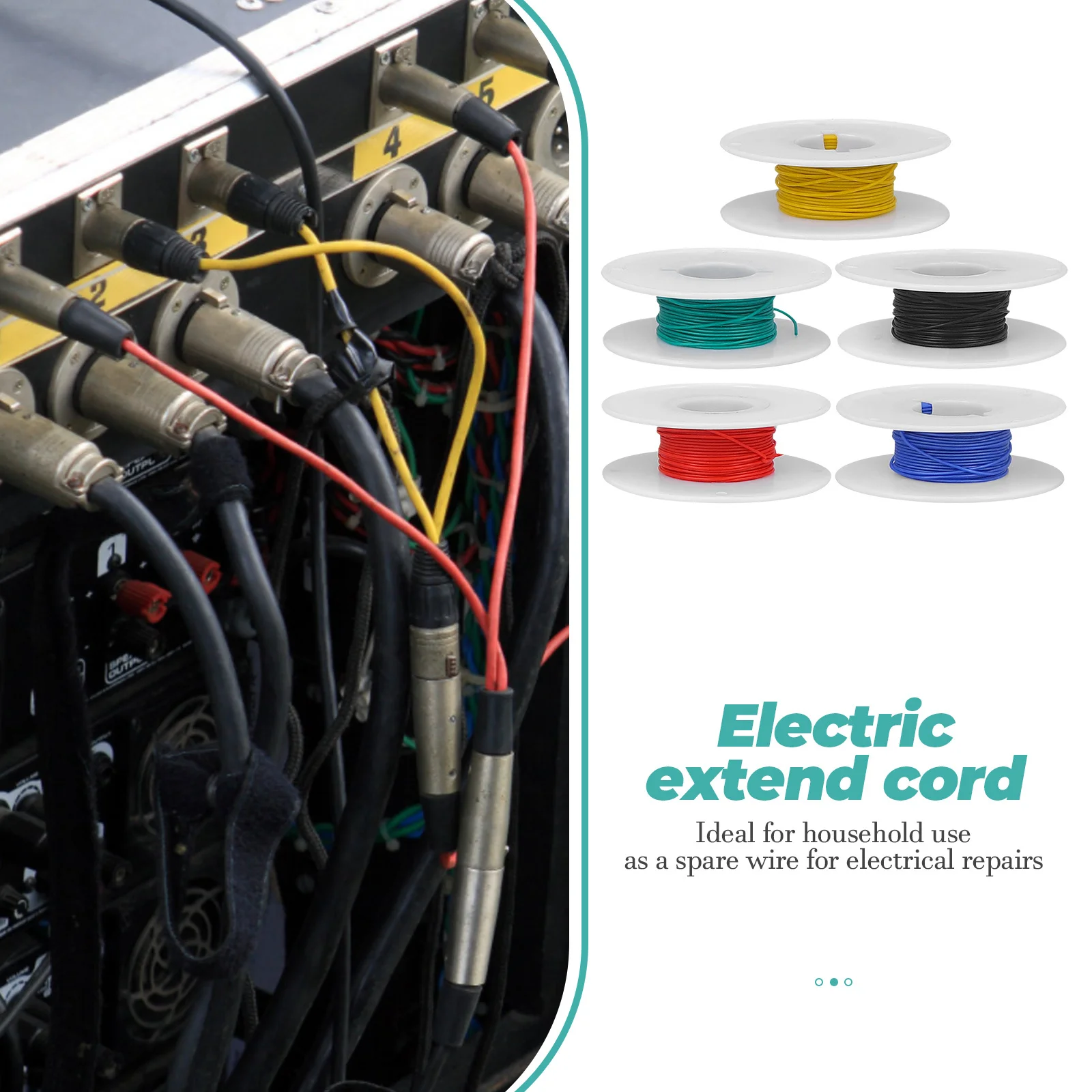 

5 Rolls 30Awg Flexible Silicone Wire High Temperature Resistant Insulated Copper Cable For Diy Projects Home Repair Tools Soft