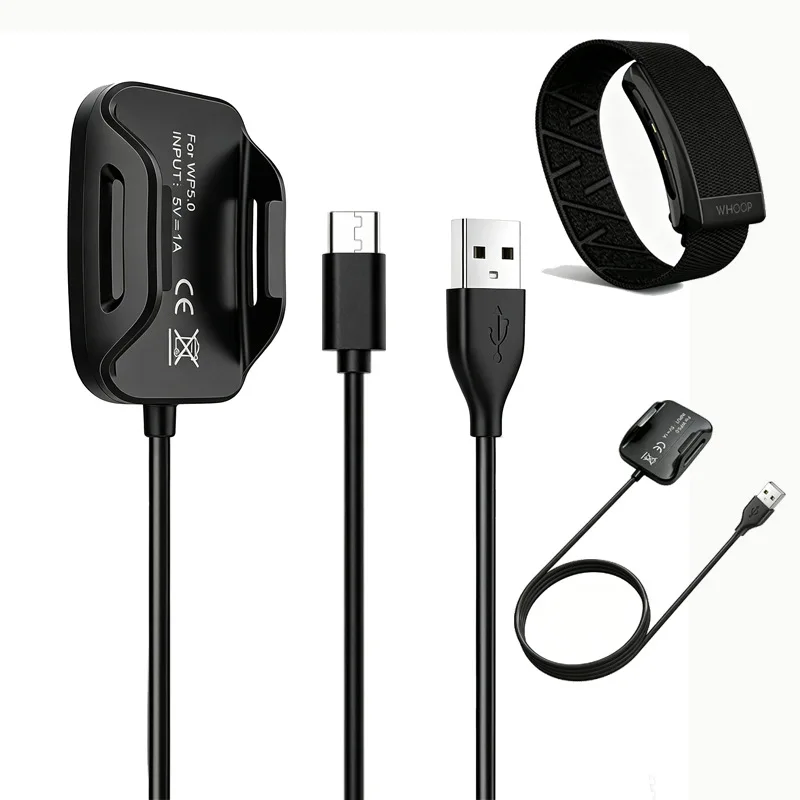 Portable Replacement Charging Cord for WHOOP 5.0 Smart Wristband Stable Fast Charge Power Cable Charger Accessory