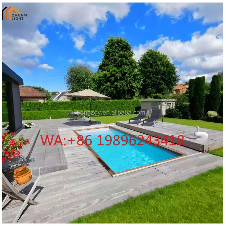 

Индивидуальное алюминиевое раздвижное покрытие для бассейнов/СПА/джакузи – водонепроницаемое, пылезащитное, прочное, с электроприводом