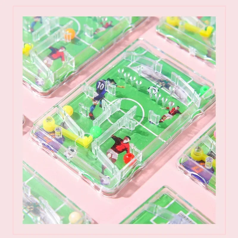 Football Theme Maze Game Children's Toys Gifts Handheld Marbles Birthday Christmas Gifts for Kids Party Prizes Trophies Toys