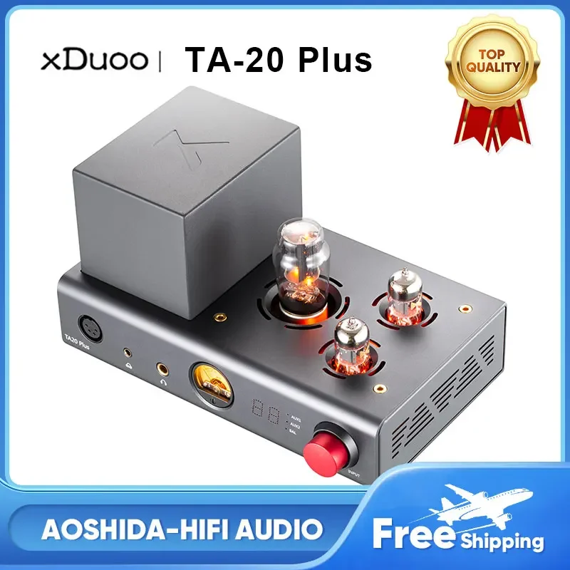 XDUOO TA-20 Plus Balanced Tube Headphone Amplifier TA20 Plus Class A Amp Balanced In/Out Output Power up to 2000mW