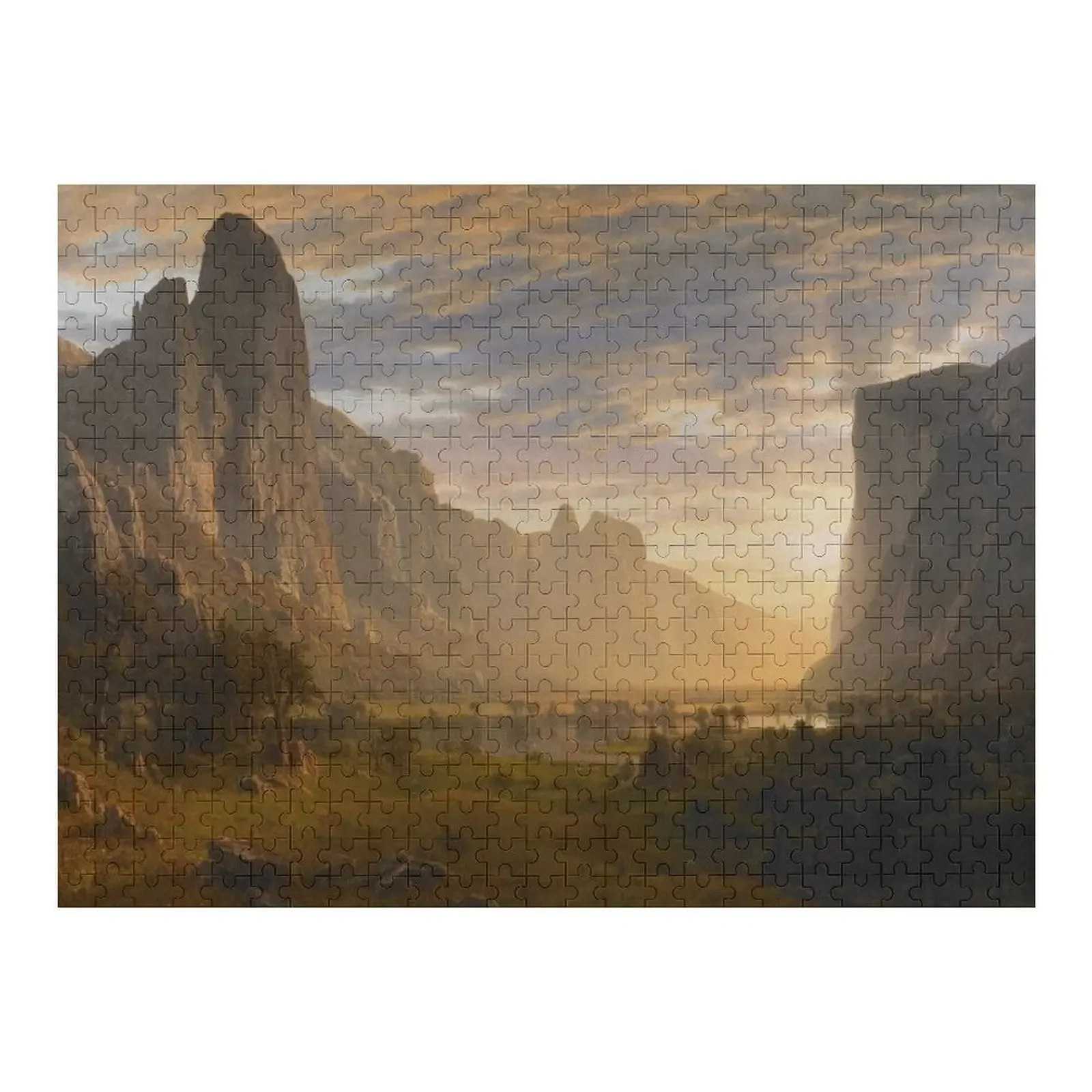 

Albert Bierstadt - Looking Down Yosemite Valley, California (1865) Jigsaw Puzzle Personalized Baby Toy Personalized Puzzle