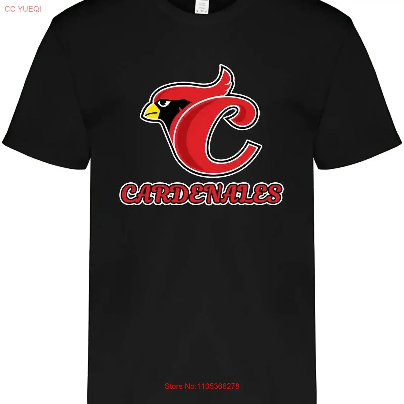 Camiseta de béisbol para hombre Cardenales de Lara Venezuela, cuello redondo, 100% algodón, estilo vintage lavado, ligeramente versátil