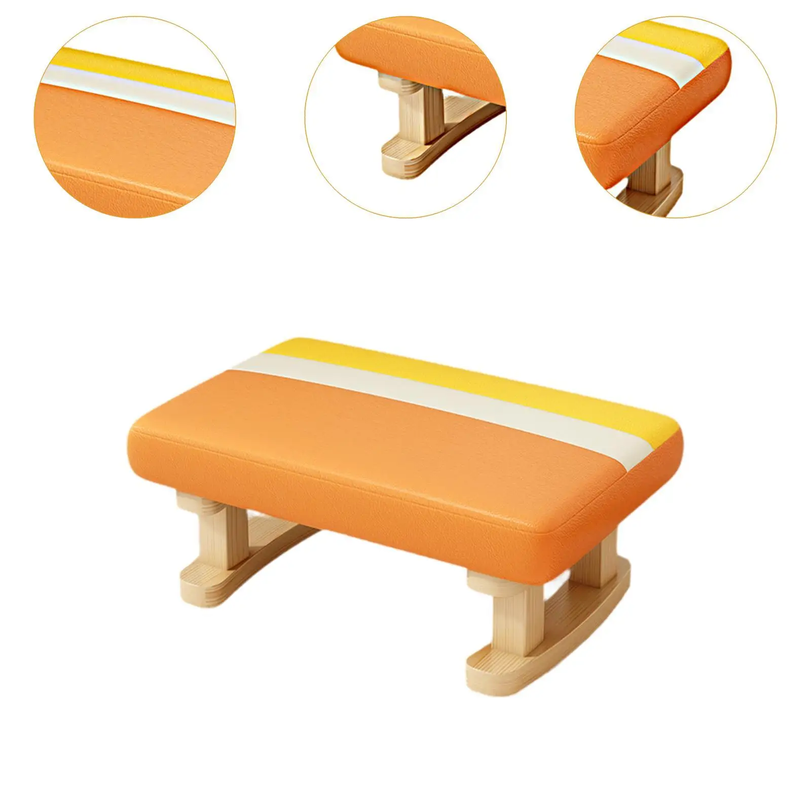 Footrest, small footstool, ottoman stool, footstool for bedside table, door,