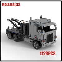 Advanced Engineering Vehicle Model Urban City Tow Truck MOC Building Blocks Expert Education Toy Bricks Popular Kid's Xmas Gifts