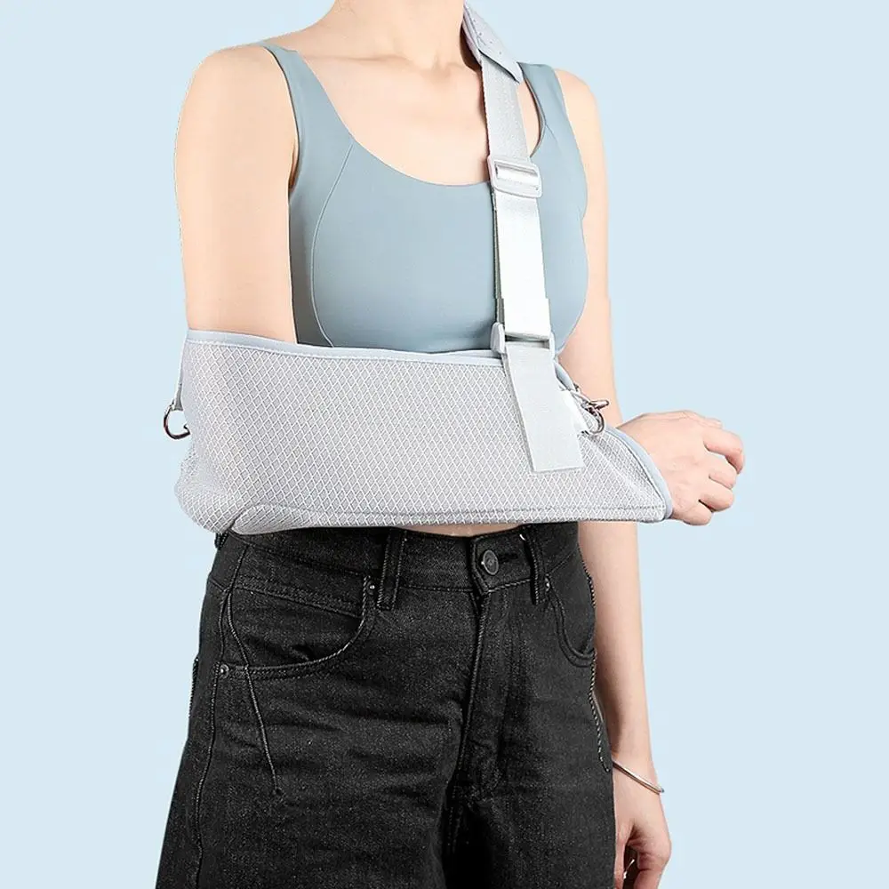 

Adjustable Strap Arm Sling Brace Wrist Support Detachable Pallet Wrist Fixed Protector Flexible Breathable Forearm Brace Unisex