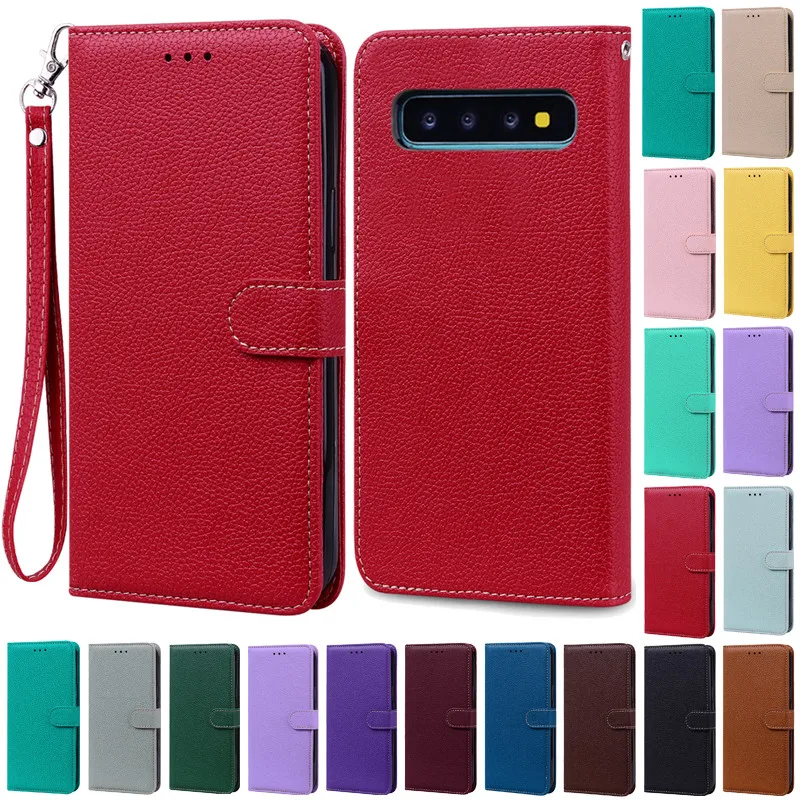 

Hot For Samsung Galaxy S10 / S10 Plus Case Wallet Flip Case For Samsung Galaxy S10 Lite S10lite S 10 5G S10+ S10e Phone Case Cov