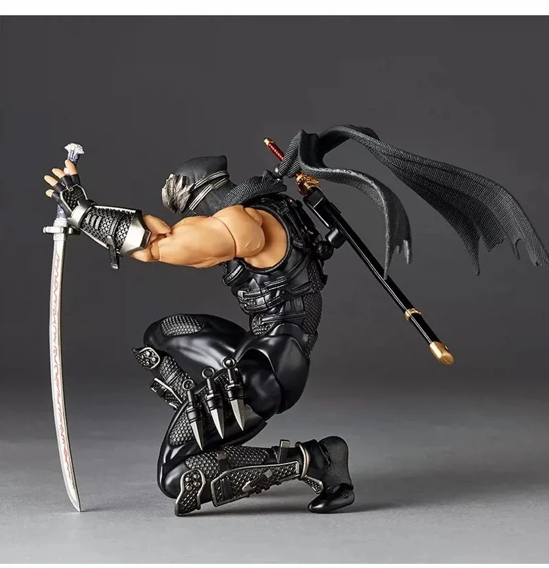in-stock-revoltech-articulated-action-figure-ryu-hayabusa-ninja-gaiden-with-interchangeable-hands-weapons-for-adult-collectors