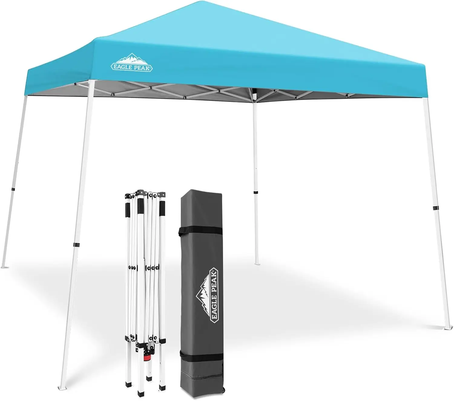 

10x10 Slant Leg Pop-up Canopy Tent Easy One Person Setup Instant Outdoor Beach Canopy Folding Portable Sports Shelter 10x10 B