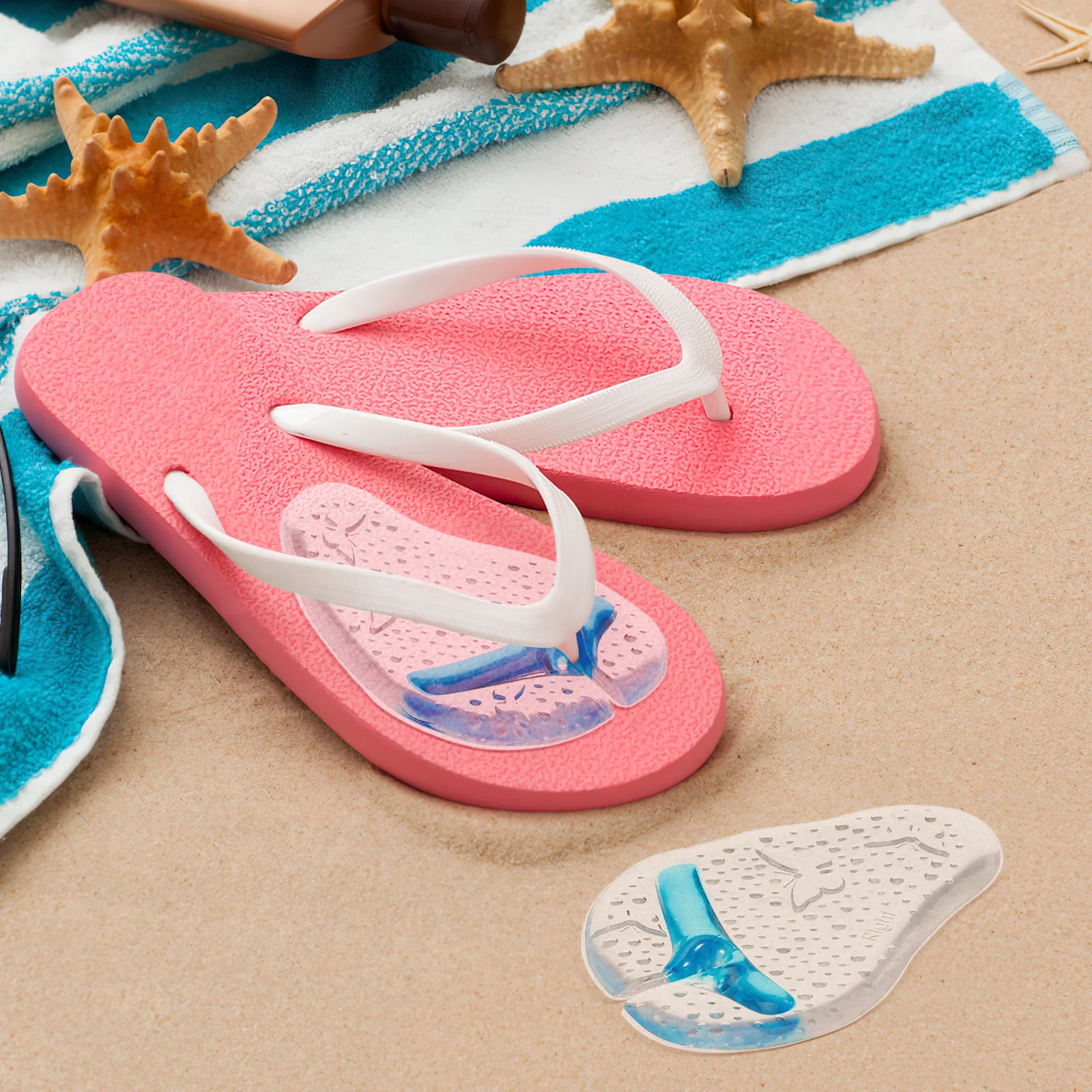 Forefoot Pad Flip-Flops Pads รองเท้าแตะสตรีรองเท้าแตะเจลสบายผู้หญิงรองเท้า Insoles