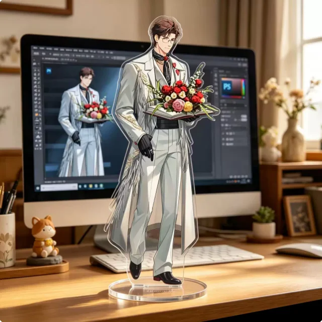 Japanese Anime Arknights Suzuran Acrylic Double-Sided Stand Figure Model Plate Cosplay Collection Desktop Decor Gifts XYZ