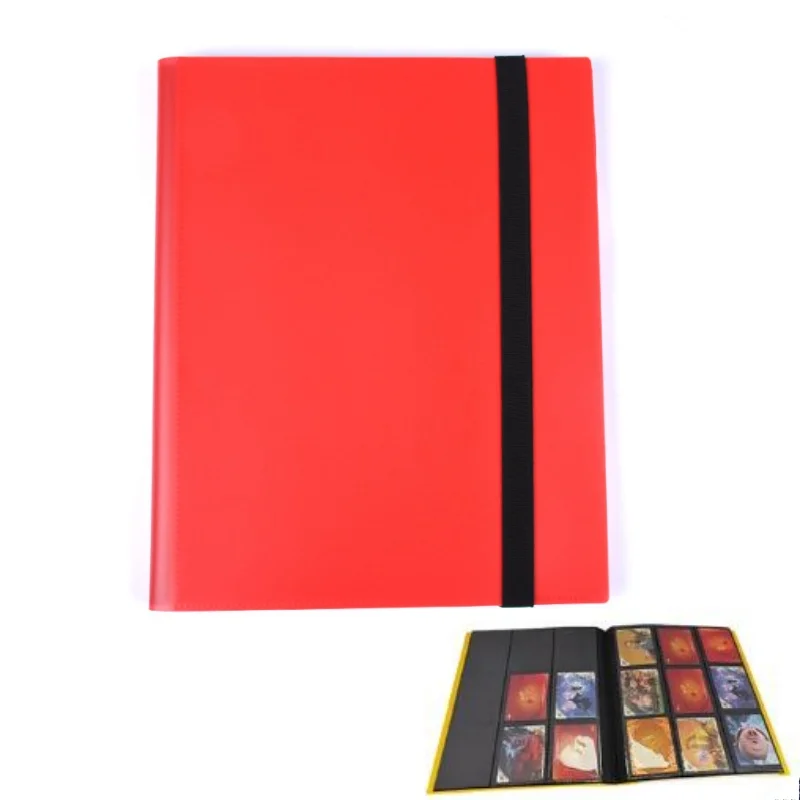 Premium multi-pocket trading card binder - biedt plaats aan 160/360/480 kaarten - duurzame PP-hoes - ideaal voor basketbal-, voetbal- en sportkaarten