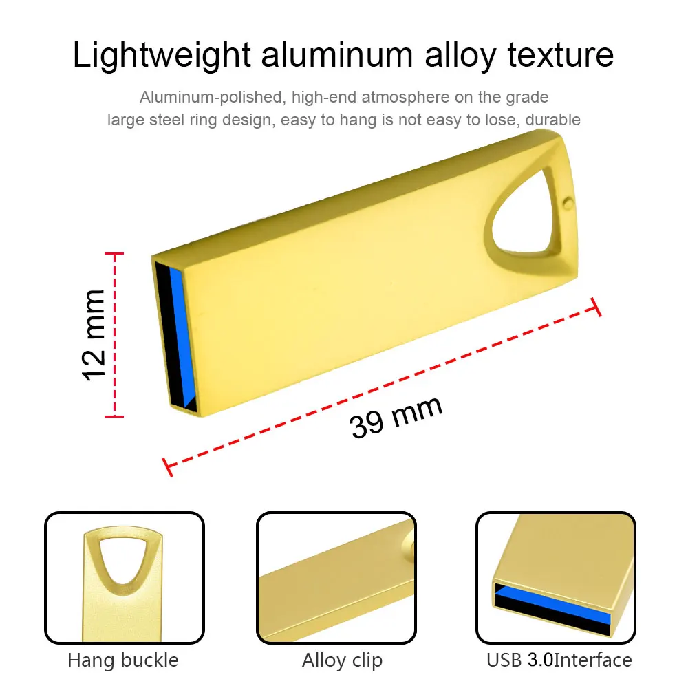 10/20/50 Buah/Lot Flash Drive Pendrive USB 3.0 128Gb Флешка Pen Drive 64Gb 32Gb 16Gb 8Gb Stik USB Logam Kecepatan Tinggi (LOGO GRATIS)