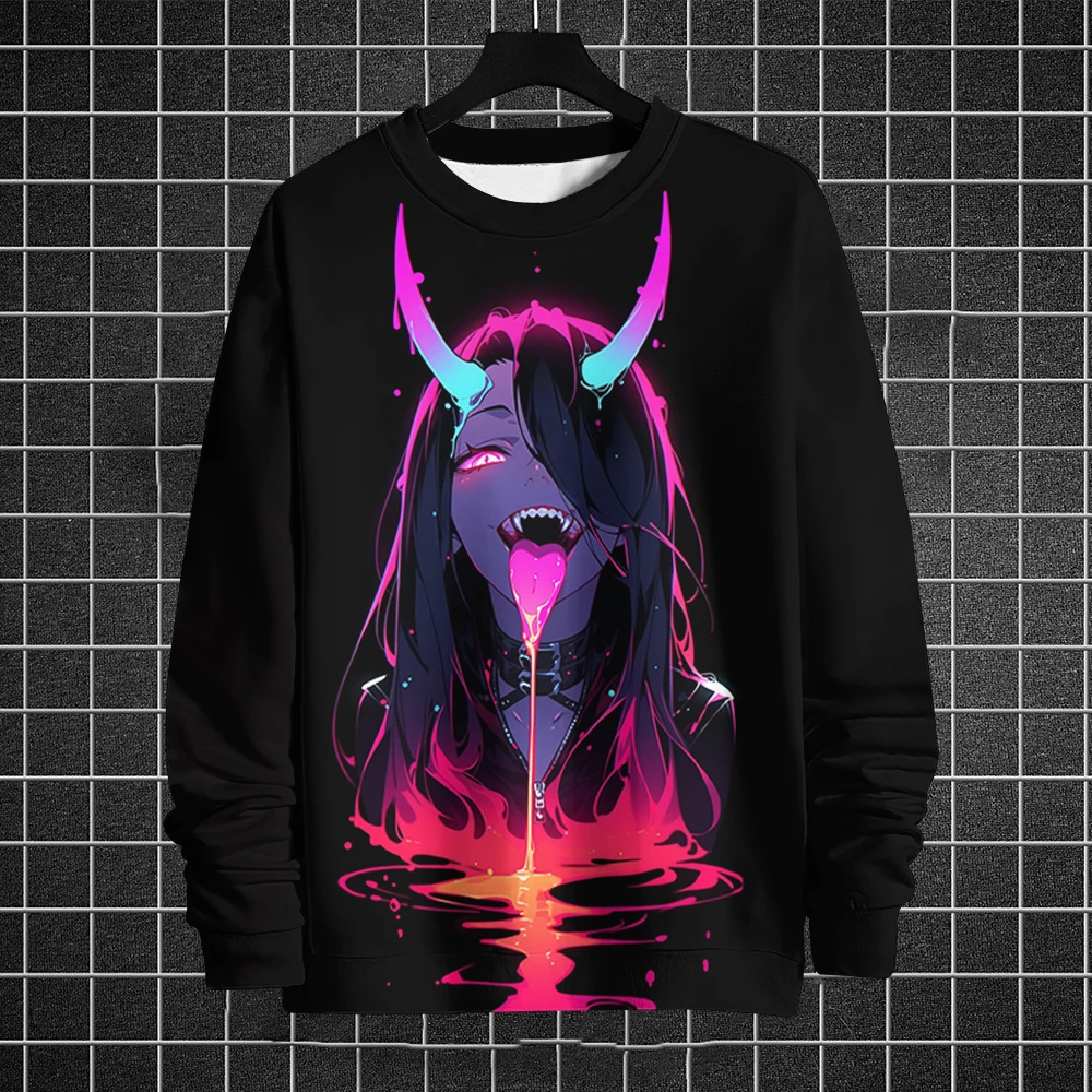 3d Print Anime Men‘S Sweatshirts Long Sleeve T-Shirt Tops Autumn Fashion Oversized Men Clothing Street Hip Hop Hoodies For Men