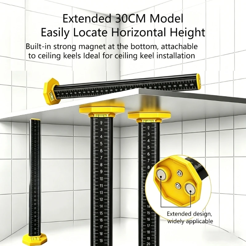 Equal Height Ruler Lay Floor Tile Special Tool Horizontals Elevations Ruler