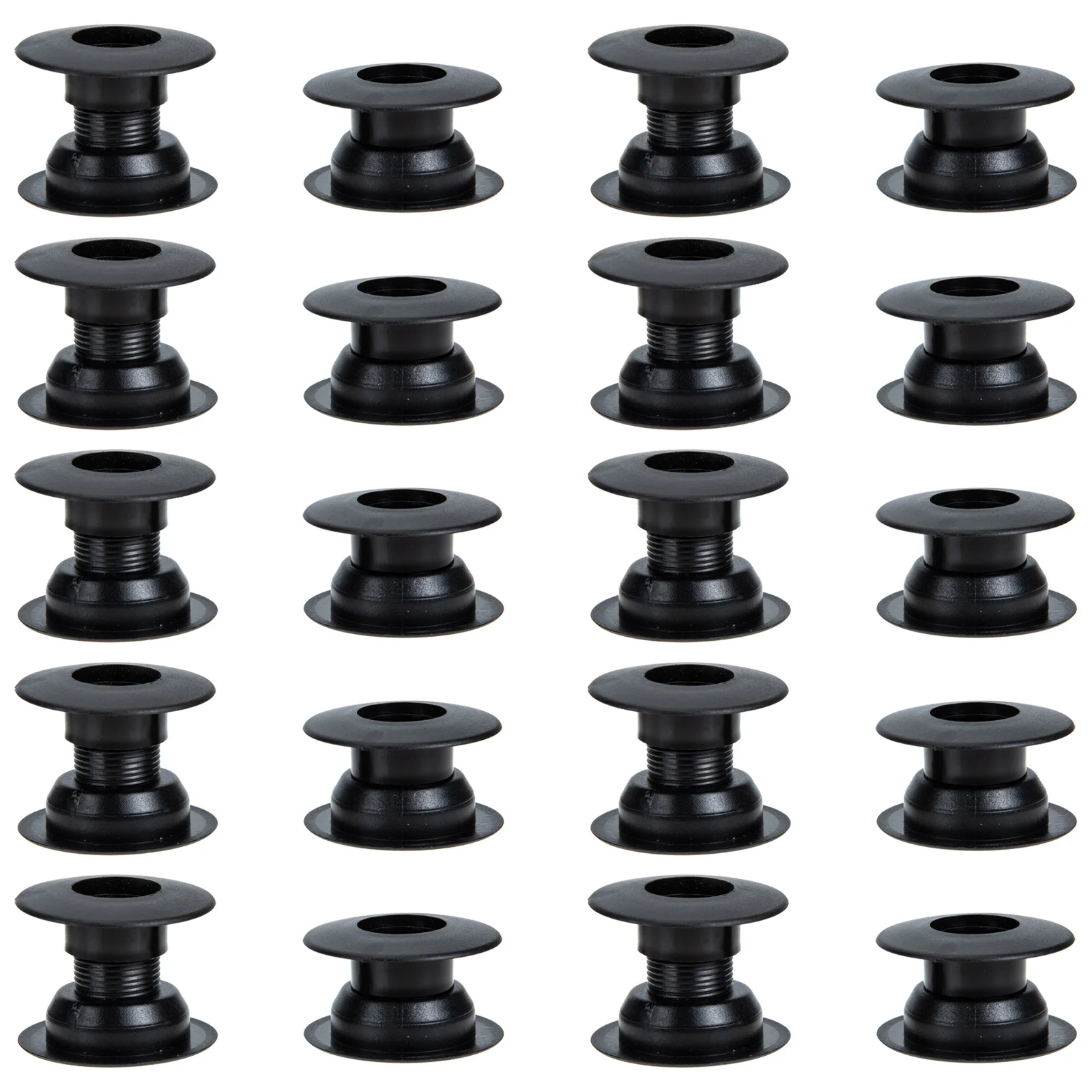 12mm Premium Plastic Foosball Table Bearings 1 2 Male Female Sets 10pcs Replacement for Foosball Table Components Universal Rod