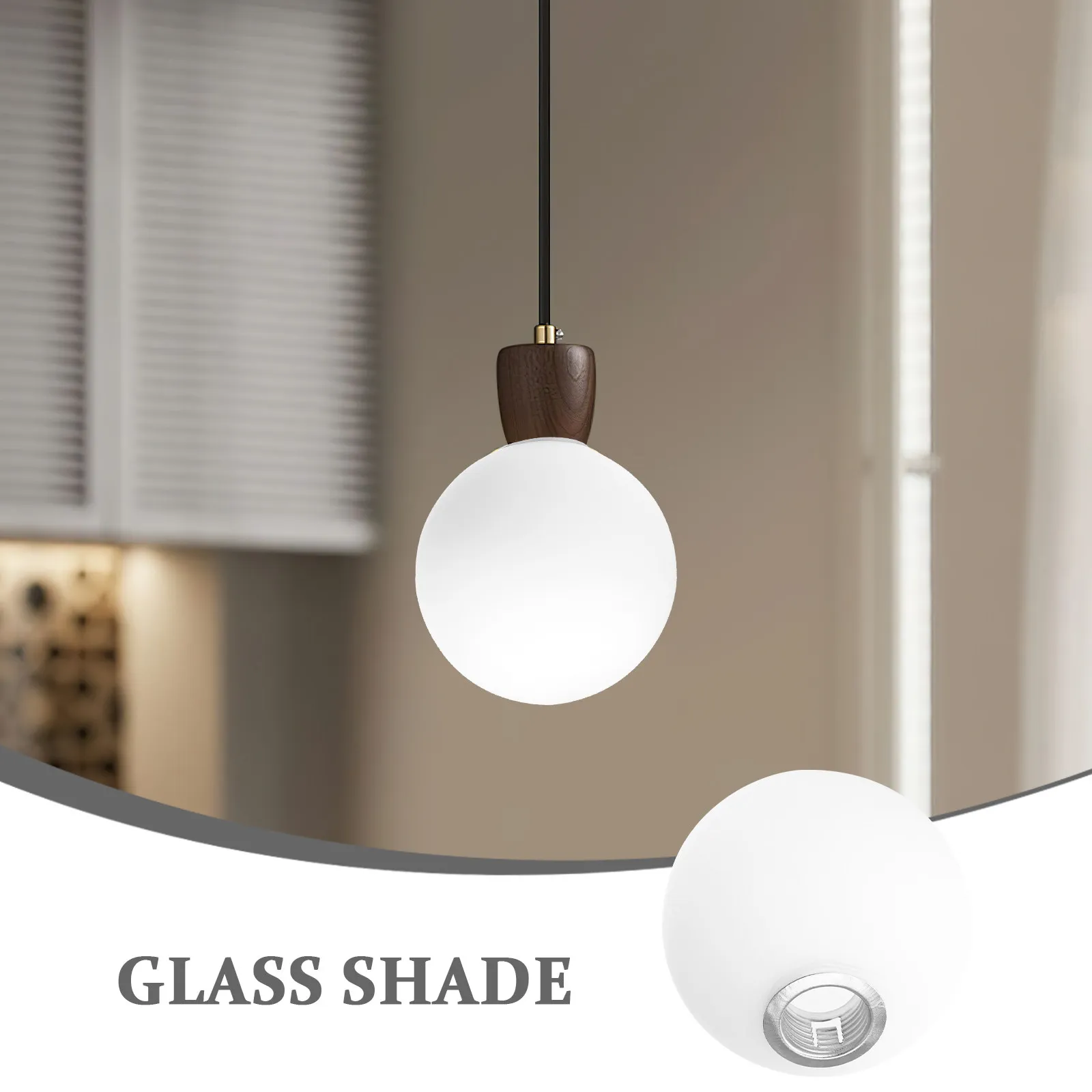 Glass Globe Glass Lamp Shade Replacement Glass Globe Chandelier Lamp Shade Pendant ceiling Light Glass Lampshade for home decor