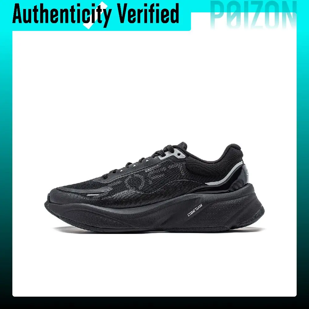 Li Ning Cushioning, Wear Resistant Low top Casual Shoes Women's Black AGLU010-1